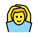 Man Gesturing Ok SVG Icon
